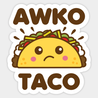 Awko Taco Sticker